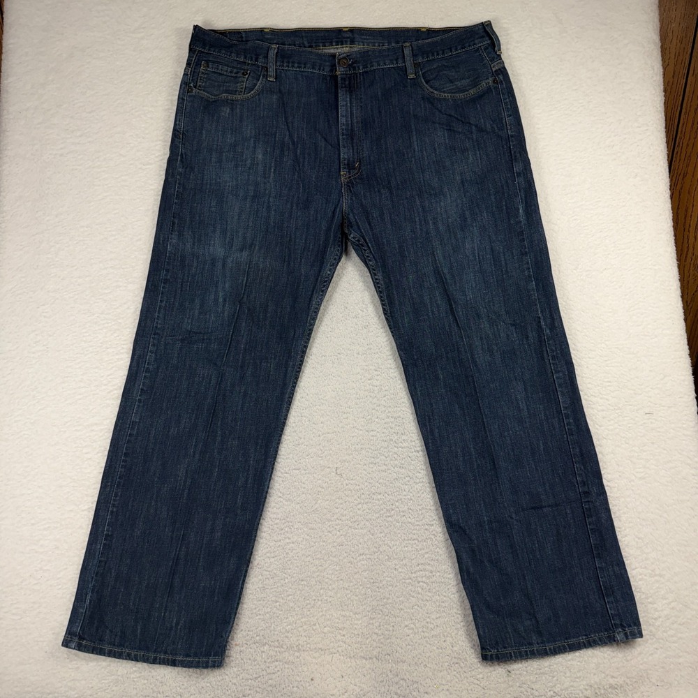 Levi's 569 Loose Straight Jeans Mens 44x32 (44x30) 100% Cotton Med Wash Denim